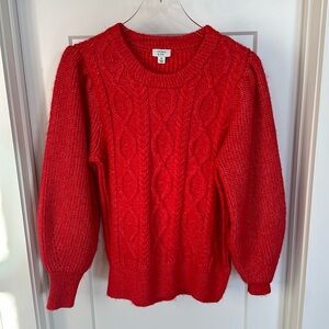 Crown and Ivy red sweater